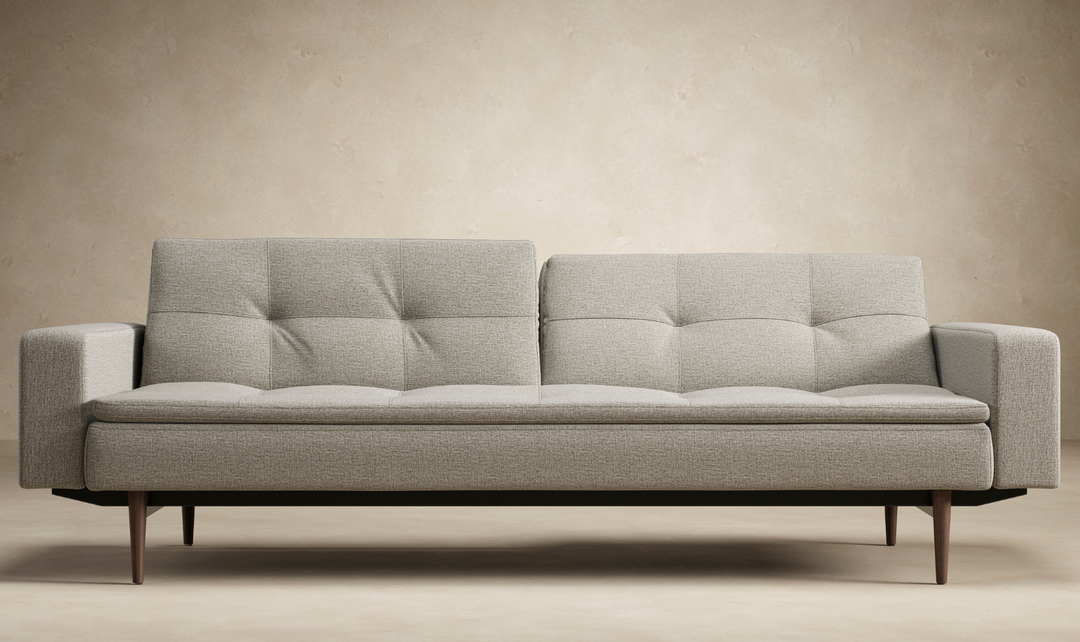 Innovation Living Dublexo 2-Seater Fabric Sleeper Sofa With Stainless Steel Legs-Jennifer Furniture