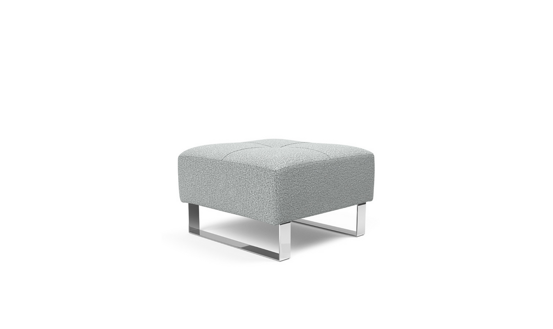 Innovation Living Supremax 2-Seater Fabric Sleeper Sofa With Sleek Chrome Legs-Jennifer Furniture