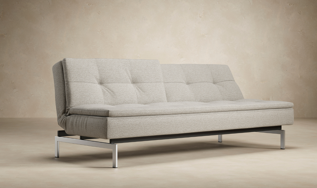Innovation Living Dublexo 2-Seater Fabric Sleeper Sofa With Stainless Steel Legs-Jennifer Furniture