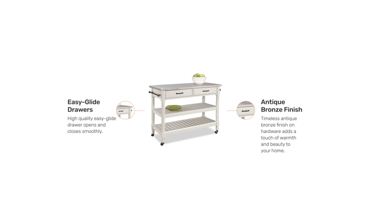 General Line Kitchen Cart 17 by homestyles