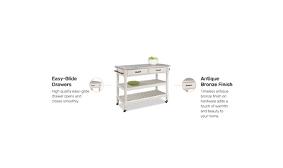 General Line Kitchen Cart 17 by homestyles