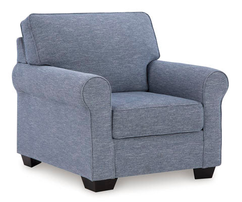 Modern Heritage Carissa Manor Chair & Queen Sofa Sleeper in Fabric