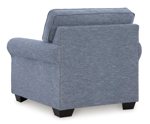Modern Heritage Carissa Manor Chair & Queen Sofa Sleeper in Fabric