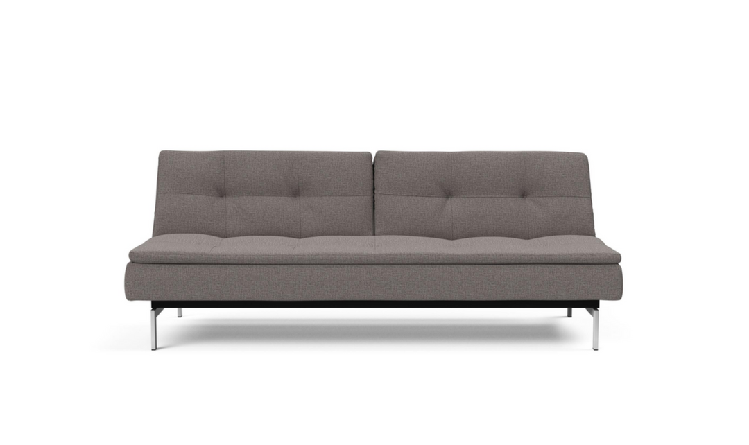 Innovation Living Dublexo 2-Seater Fabric Sleeper Sofa With Stainless Steel Legs-Jennifer Furniture