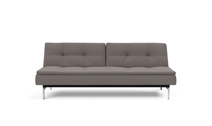 Innovation Living Dublexo 2-Seater Fabric Sleeper Sofa With Stainless Steel Legs-Jennifer Furniture