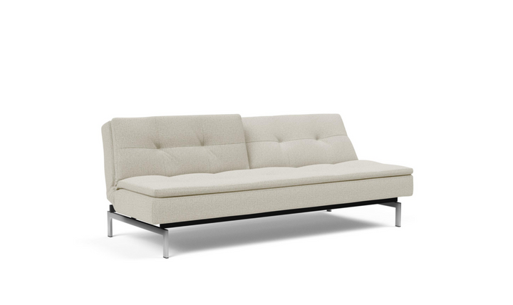Innovation Living Dublexo 2-Seater Fabric Sleeper Sofa With Stainless Steel Legs-Jennifer Furniture