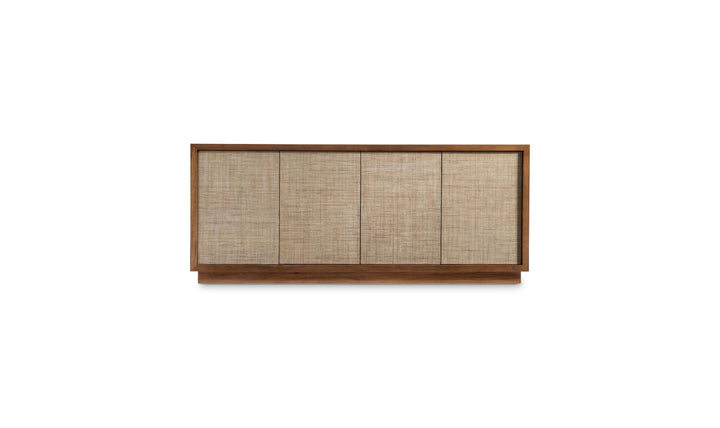 Bernhardt Loft Brasea Wood Credenza With Doors & Adjustable Shelves - Jennifer Furniture