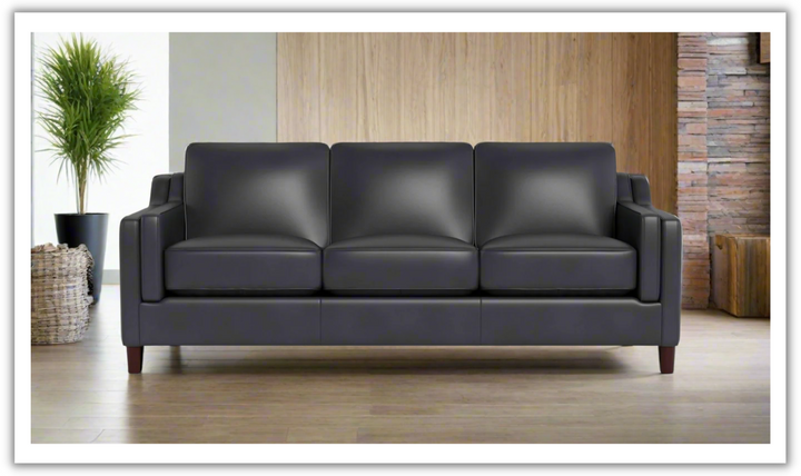 Bella Leather 3-Seater Sofa-Jennifer Furniture