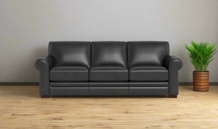 Hydeline Brookfield 3-Seater Waxy Pull-up Leather Sofa in Mocha Brown-Jennifer Furniture