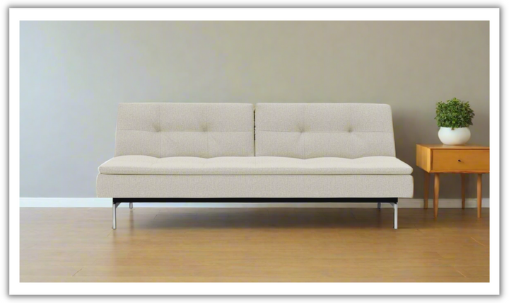 Innovation Living Dublexo 2-Seater Fabric Sleeper Sofa With Stainless Steel Legs-Jennifer Furniture