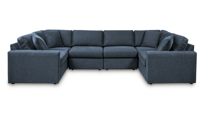 Modern Heritage Modmax Fabric Sectional Sofa with Throw pillows