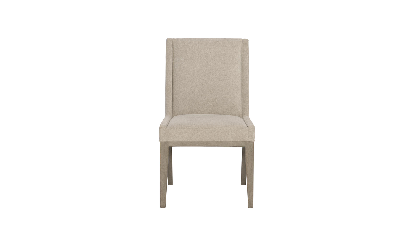Bernhardt Linea Traditional Style Armless Fabric Upholstered Side Chair