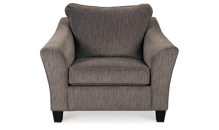 Nemoli Oversized Chair & A Half in Slate Grey