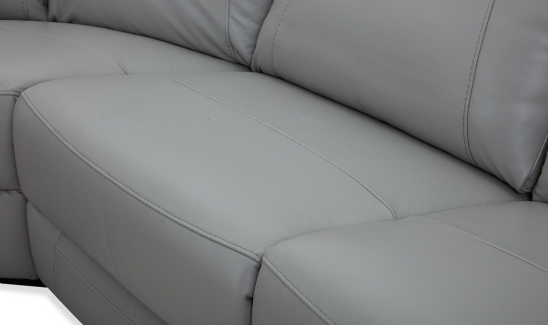 Gio Italia Wyatt Butternut Leather L-Shape Recliner Sectional Sofa-Jennifer Furniture