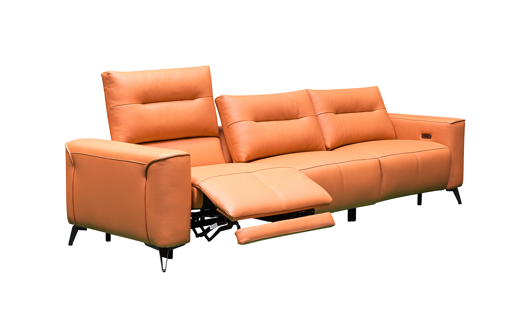 Klaussner Alessandro 3-Seater Leather Power Recliner Sofa