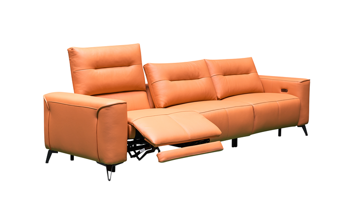 Klaussner Alessandro 3-Seater Leather Power Recliner Sofa
