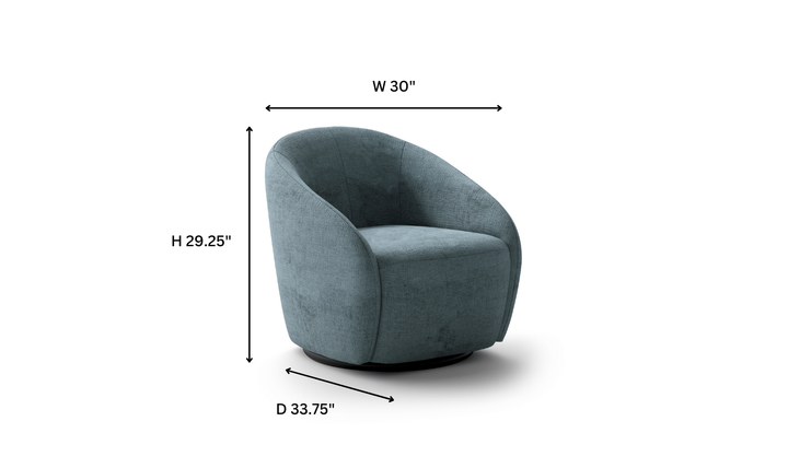 Luonto Regalia Stationary Fabric Swivel Chair