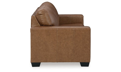 Bolsena 3-Seater Queen Leather Sofa Sleeper in Brown
