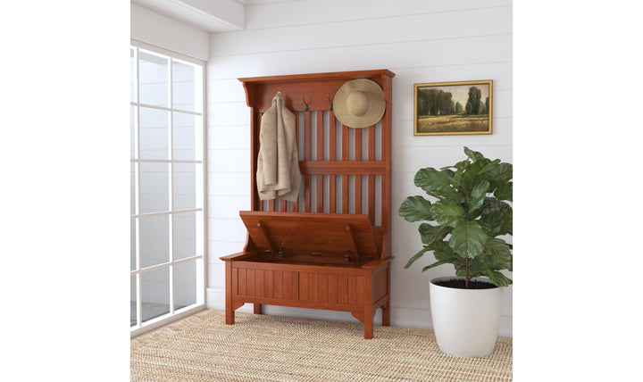 General Line Hall Tree with Bench by Homestyles
