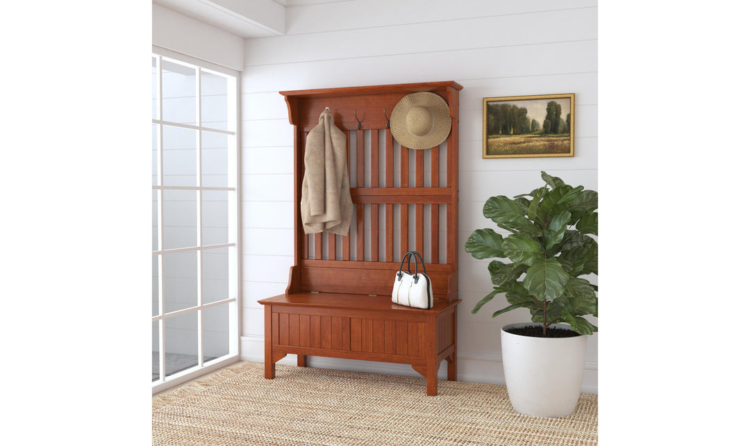 General Line Hall Tree with Bench by Homestyles