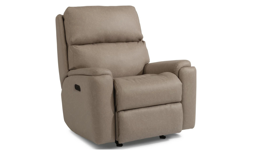 Rio Power Rocking Recliner Fabric Chair with Power Headrest