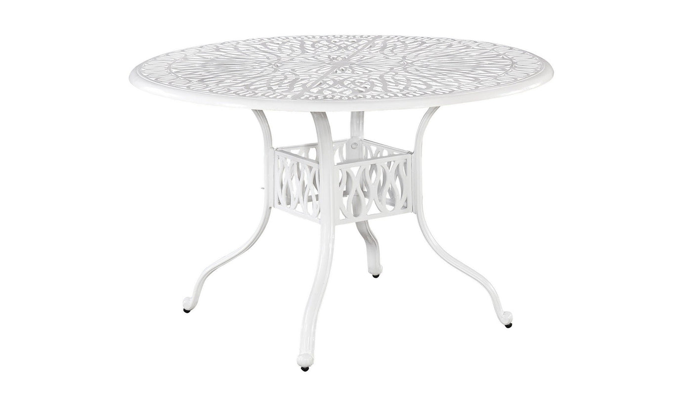 Capri Outdoor Dining Table by homestyles-White