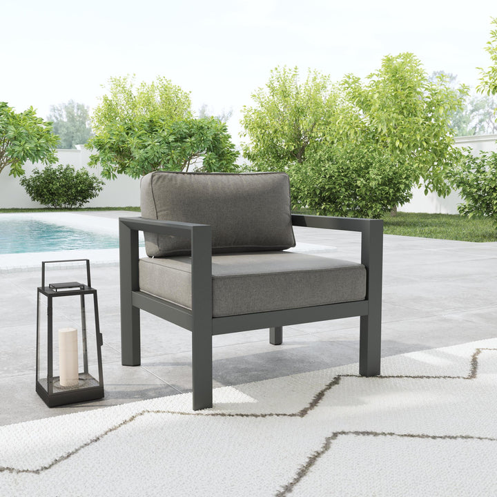 Grayton Outdoor Aluminum Lounge Chair By Homestyles