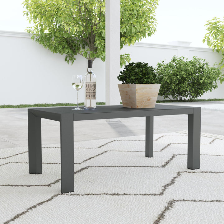 Grayton Outdoor Aluminum Coffee Table By Homestyles