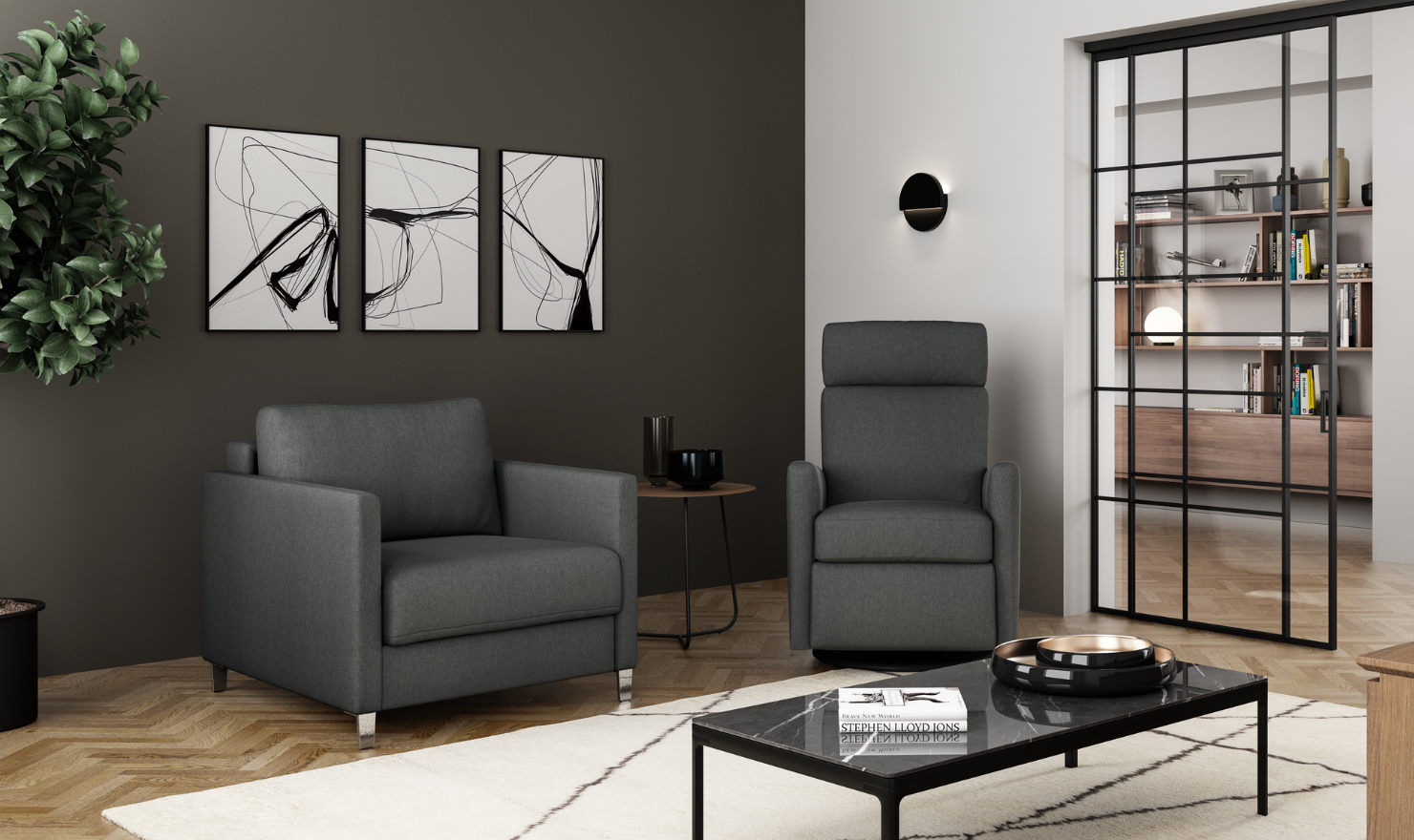 Luonto Elfin Fabric Sleeper Sofa w/ Nest Function