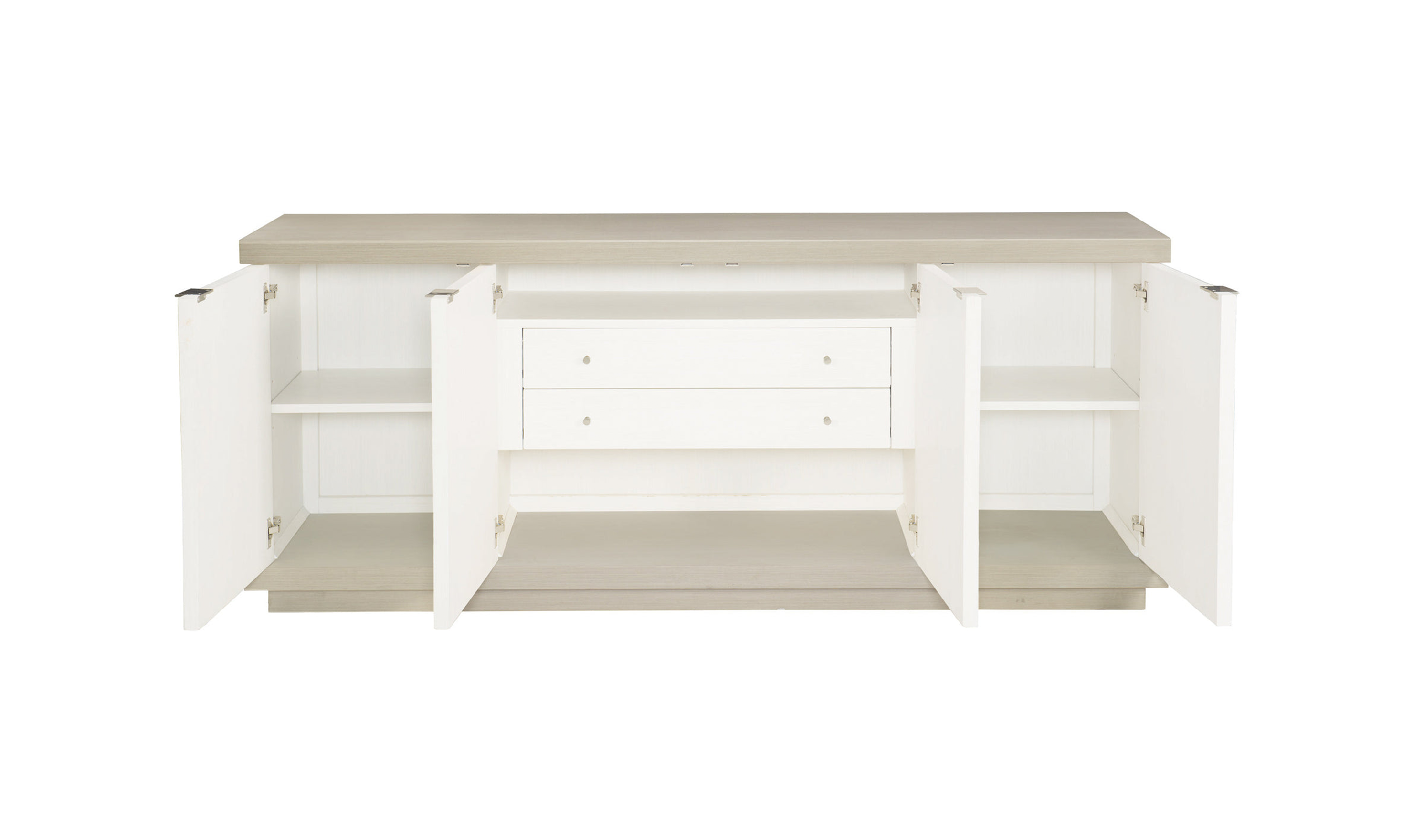 Bernhardt Axiom Buffet with Silverware Tray and Adjustable Shelves