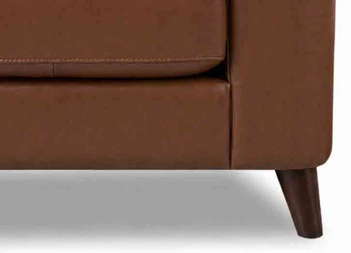 Hydeline Elm Leather Chair With Zip Cover