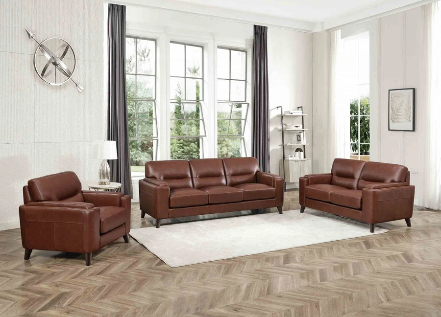 Hydeline Elm Leather Chair With Zip Cover