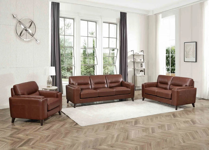 Hydeline Elm Leather Chair With Zip Cover