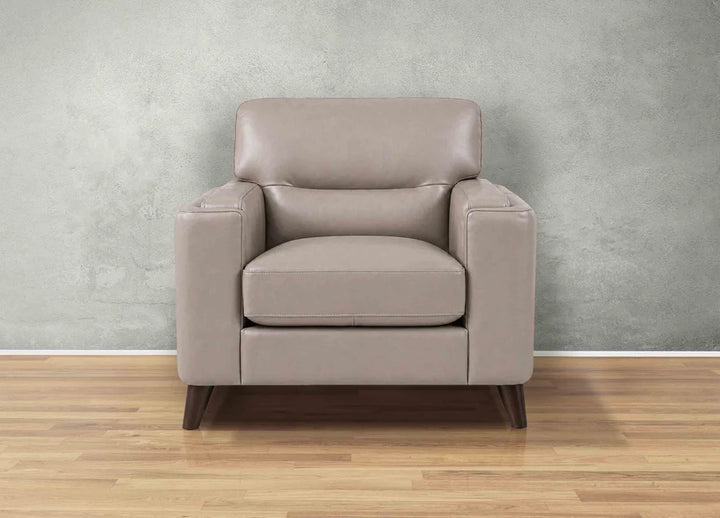 Hydeline Elm Leather Chair With Zip Cover