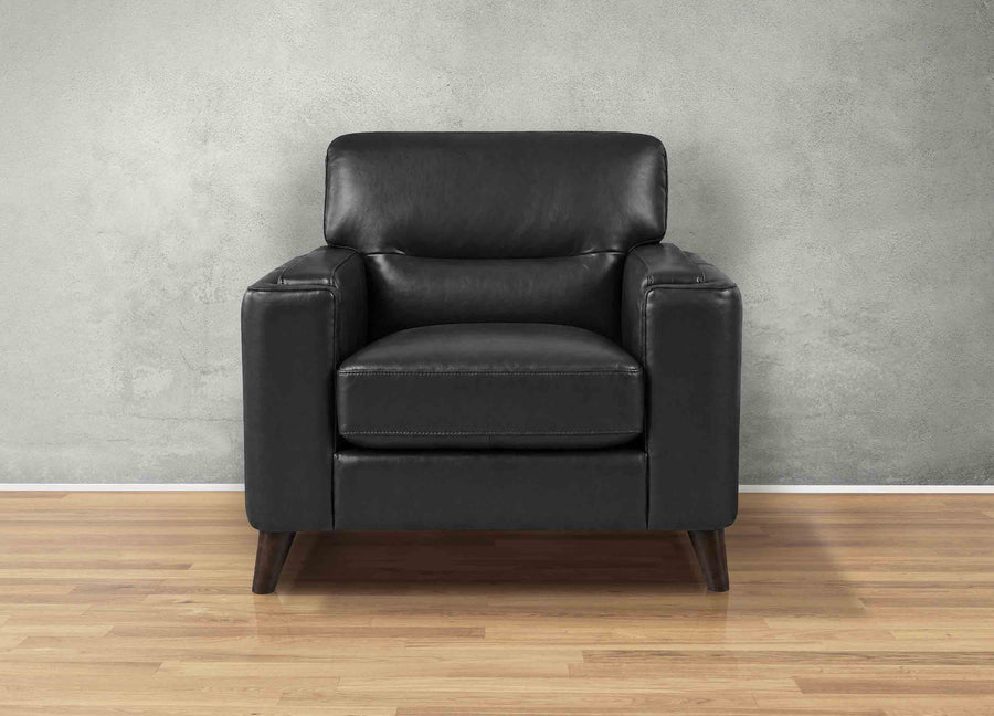 Hydeline Elm Leather Chair With Zip Cover