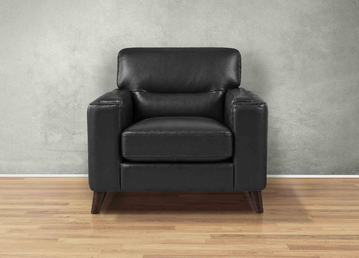 Hydeline Elm Leather Chair With Zip Cover