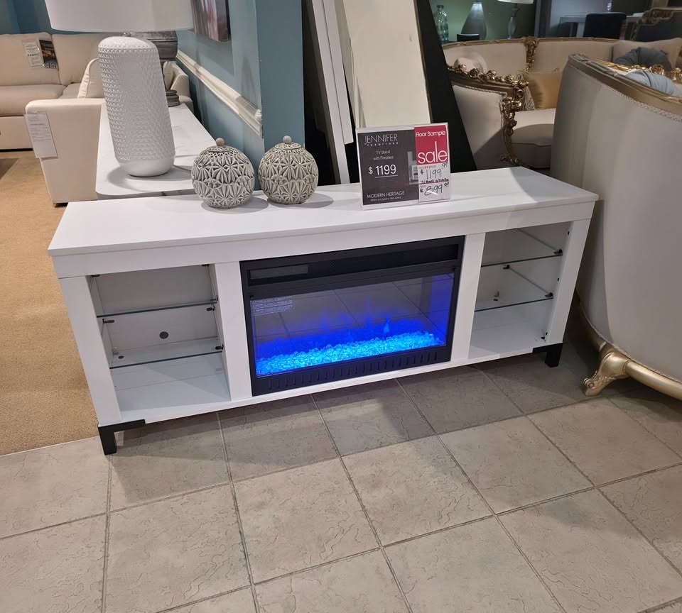TV Stand with Fireplace
