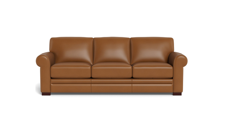 Hydeline Brookfield 3-Seater Waxy Pull-up Leather Sofa in Mocha Brown-Jennifer Furniture