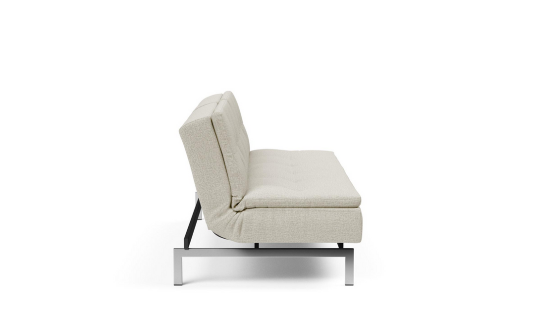 Innovation Living Dublexo 2-Seater Fabric Sleeper Sofa With Stainless Steel Legs-Jennifer Furniture
