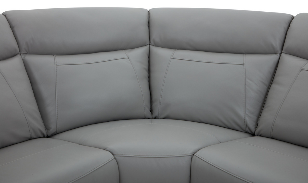 Gio Italia Wyatt Butternut Leather L-Shape Recliner Sectional Sofa-Jennifer Furniture