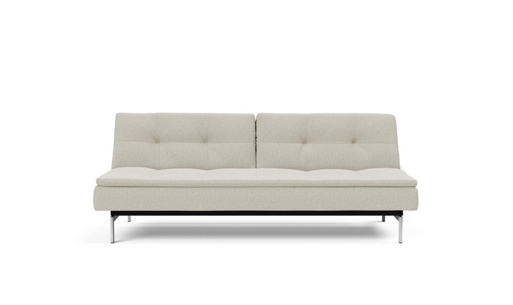 Innovation Living Dublexo 2-Seater Fabric Sleeper Sofa With Stainless Steel Legs-Jennifer Furniture