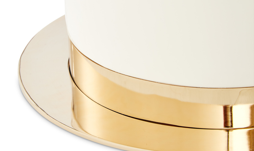 AICO Lisbon Silken Matte Cream Dining Table