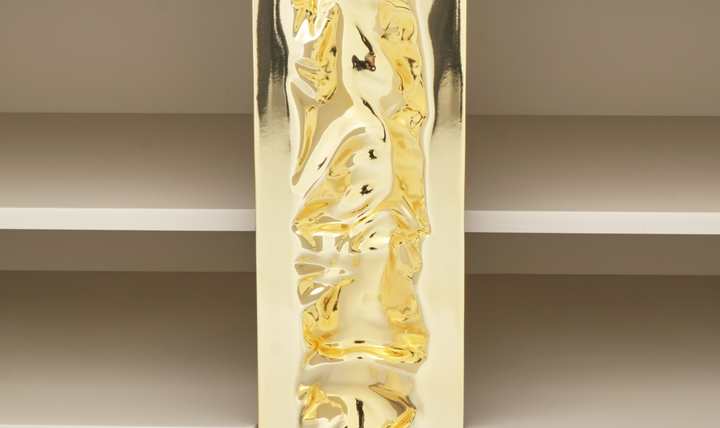 AICO Lisbon Silken Matte Cream Media Cabinet