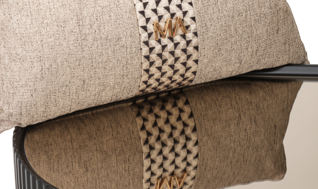 AICO Lisbon Silken Matte Cream Media Cabinet