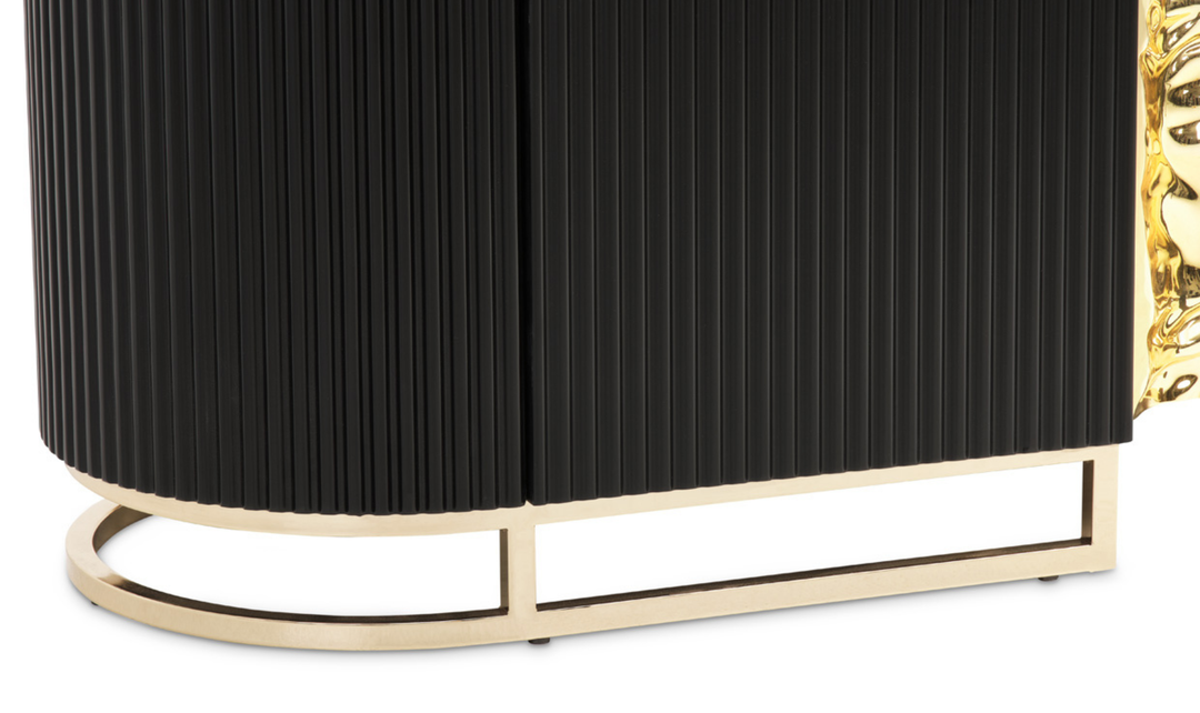 AICO Lisbon Silken Matte Cream Media Cabinet