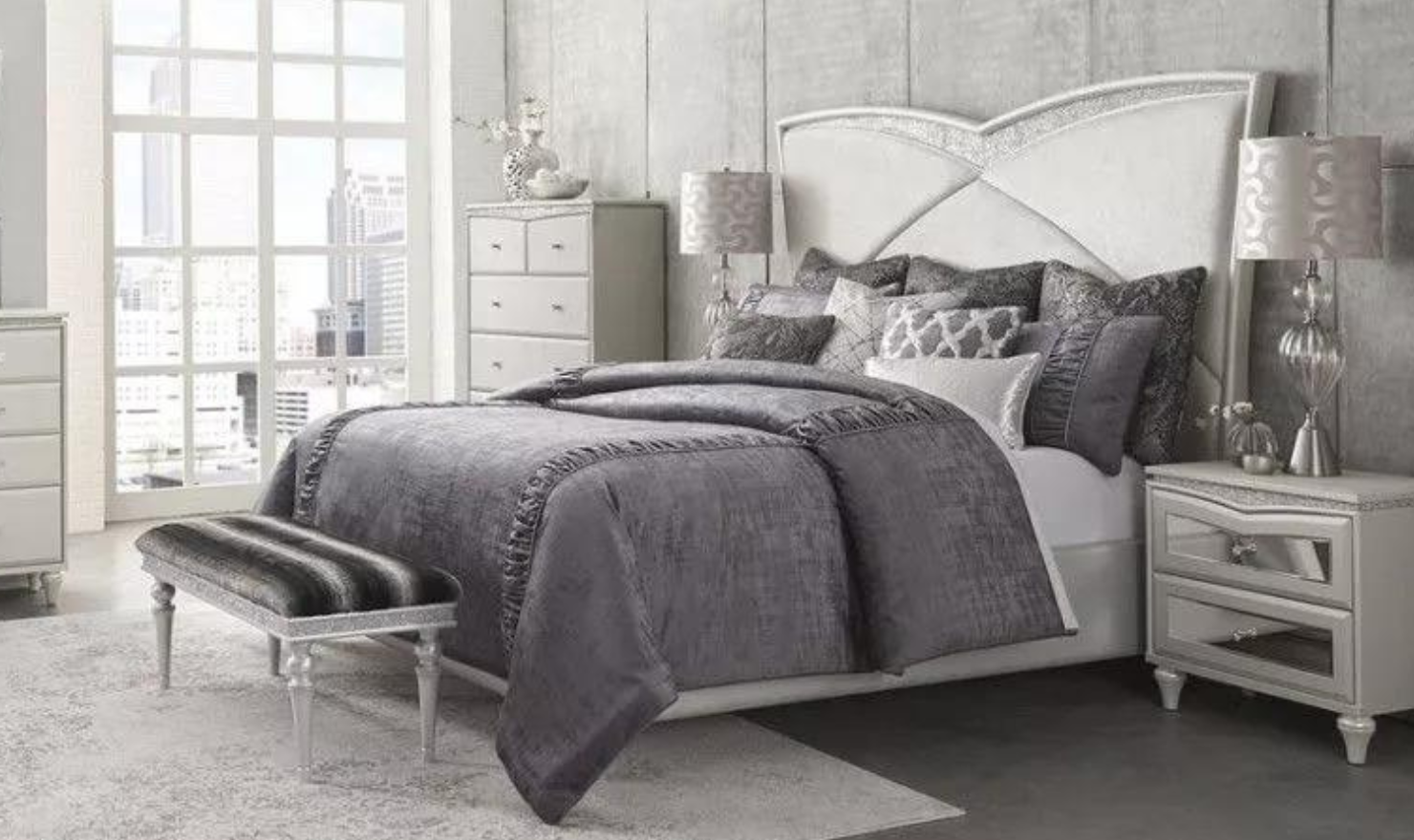 AICO Melrose Plaza Bed