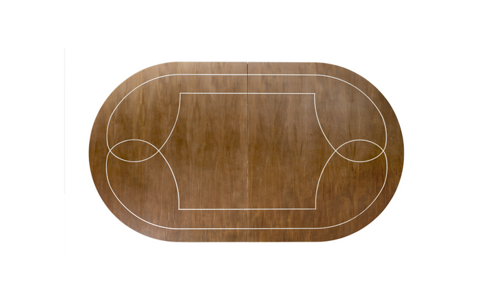 AICO Furniture Villa Cherie"4 Leg Oval Dining Table
