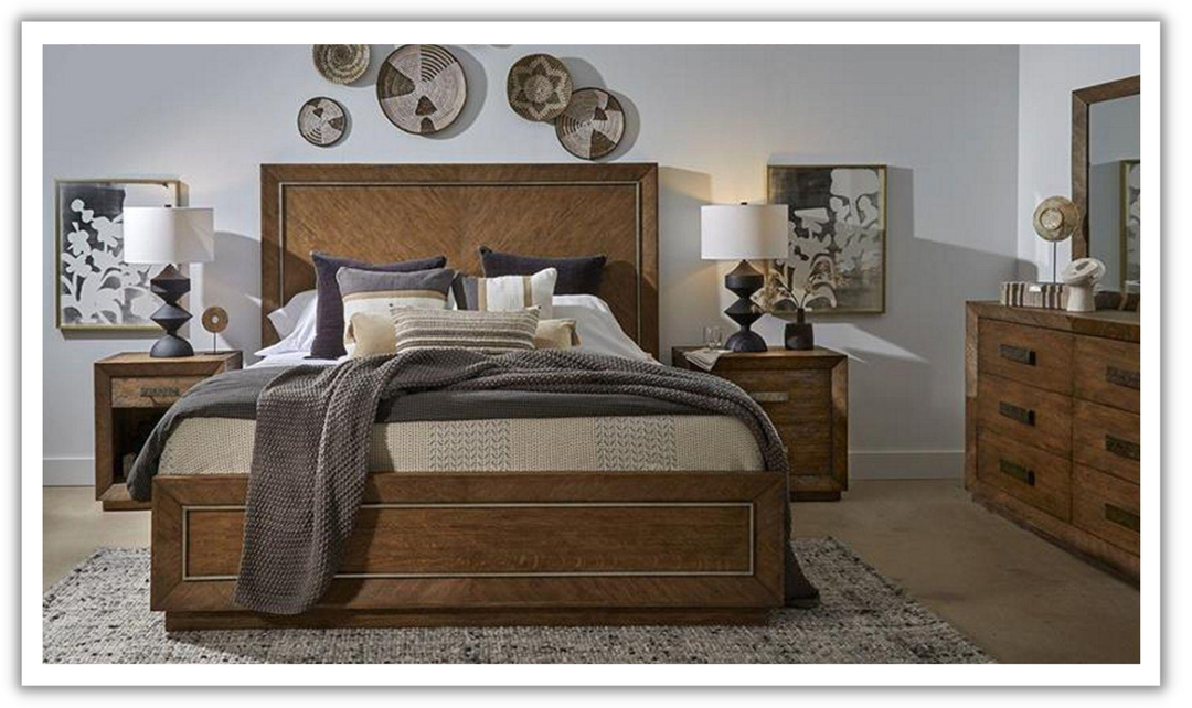 Magnussen Abbyson Rectangular Wooden Bedroom Set