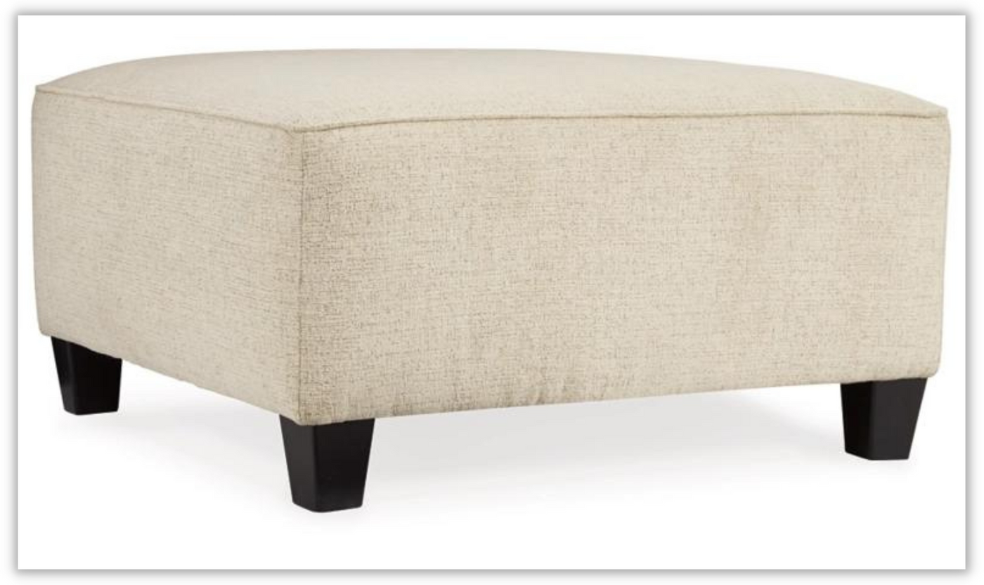 Abinger Fabric Oversized Accent Ottoman 