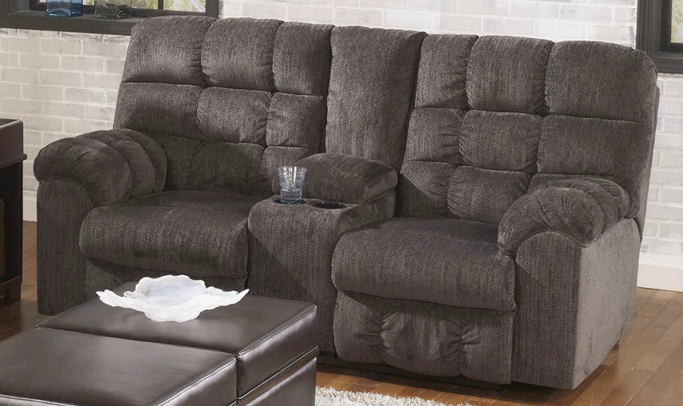 Acieona Reclining Loveseat With Console